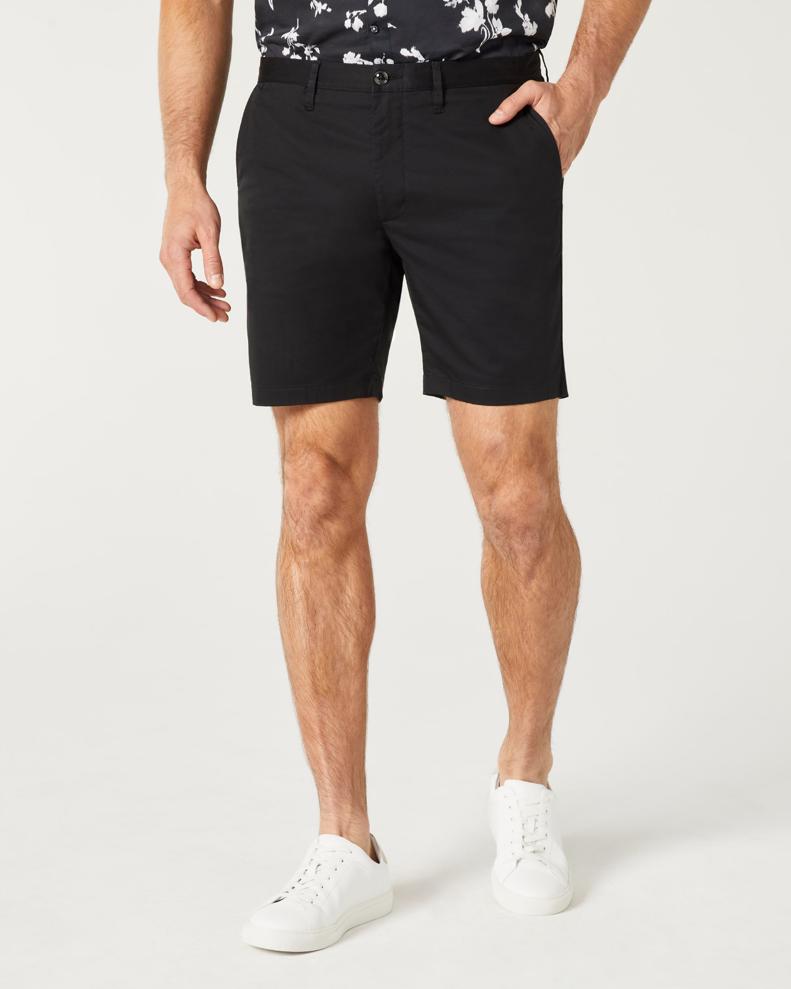 Mens black chino shorts uk online